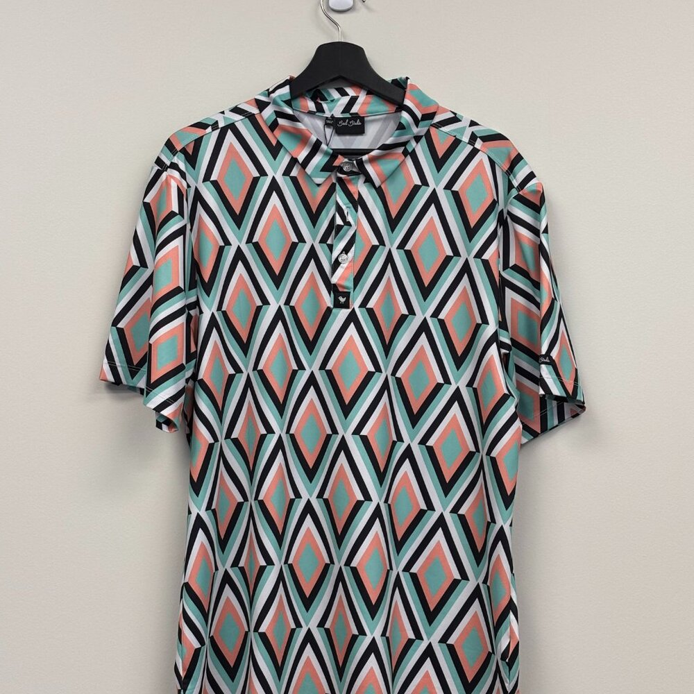 Bad Birdie – Coral Pattern Short Sleeve Shirt | Size XL | NWT